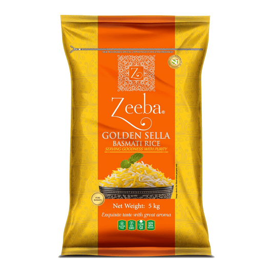 ZEEBA BASMATI GOLDEN SELLA RICE 5KG