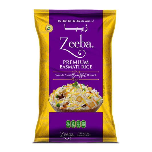 ZEEBA PREMIUM BASMATI RICE 10KG